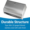 Bobrick B-26212 Commercial Paper Towel Dispenser, Surface-Mounted, Stainless Steel