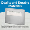 Bobrick B-4221 Commercial Toilet Seat Cover Dispenser, Surface-Mounted, Stainless Steel