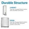 Bobrick B-4262 Commercial Paper Towel Dispenser, Surface-Mounted, Stainless Steel