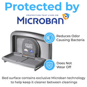 Koala Kare KB310-SSWM Horizontal Stainless Steel Surface-Mounted Baby Changing Station