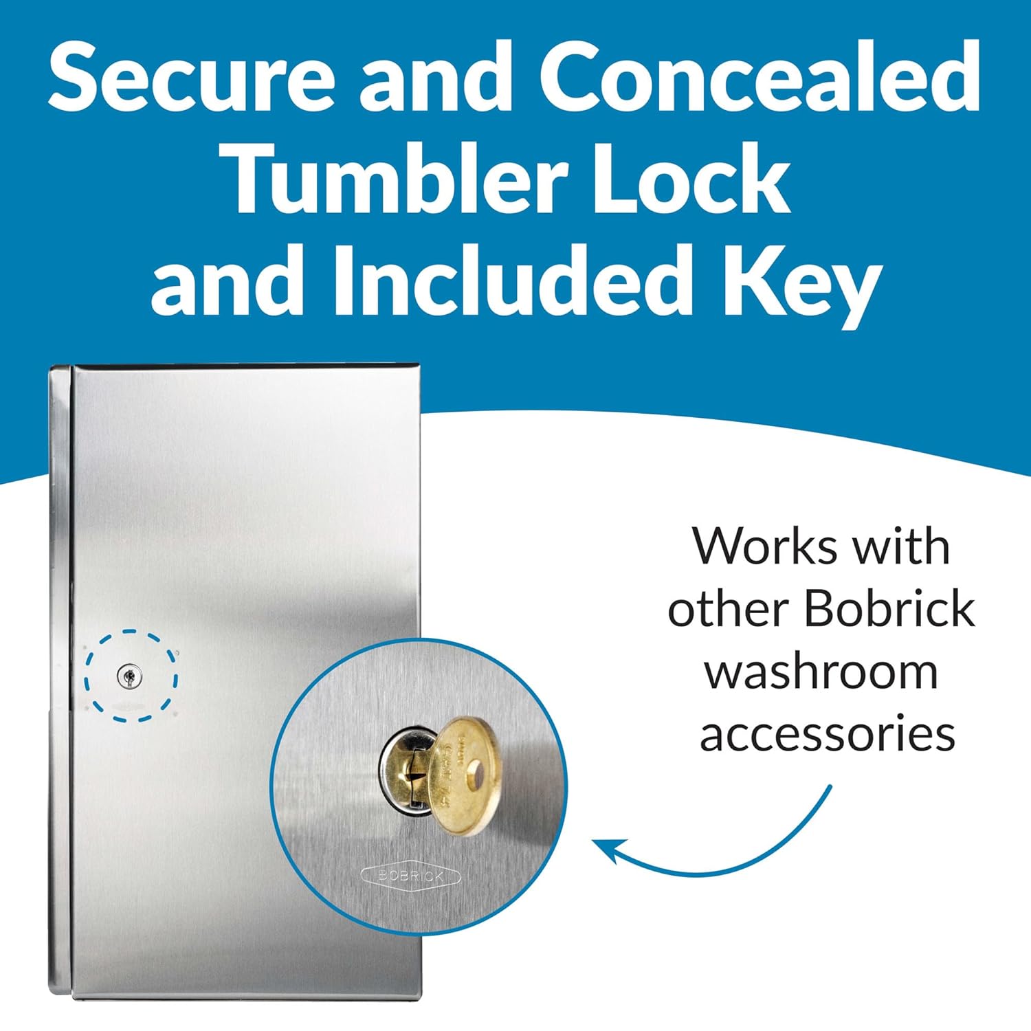 Bobrick B-2974 Automatic Commercial Paper Towel Dispenser, Surface-Mounted, Stainless Steel