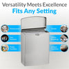 Bobrick B-270 Commercial Restroom Sanitary Napkin/Tampon Disposal, Surface-Mounted, Stainless Steel