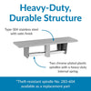Bobrick B-2840 Toilet Paper Dispenser Utility Shelf, 16