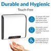 Bobrick B-7120 Automatic Hand Dryer, 115 Volt, Surface-Mounted, White Painted Cover