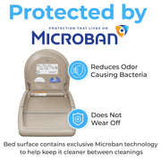 Koala Kare KB301-00 Beige Vertical Baby Changing Station, Surface-Mounted