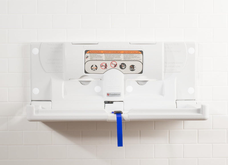 Foundations Horizontal Surface Mount (EZ Mount Backer Plate Not Included), Light Gray - 100-EH