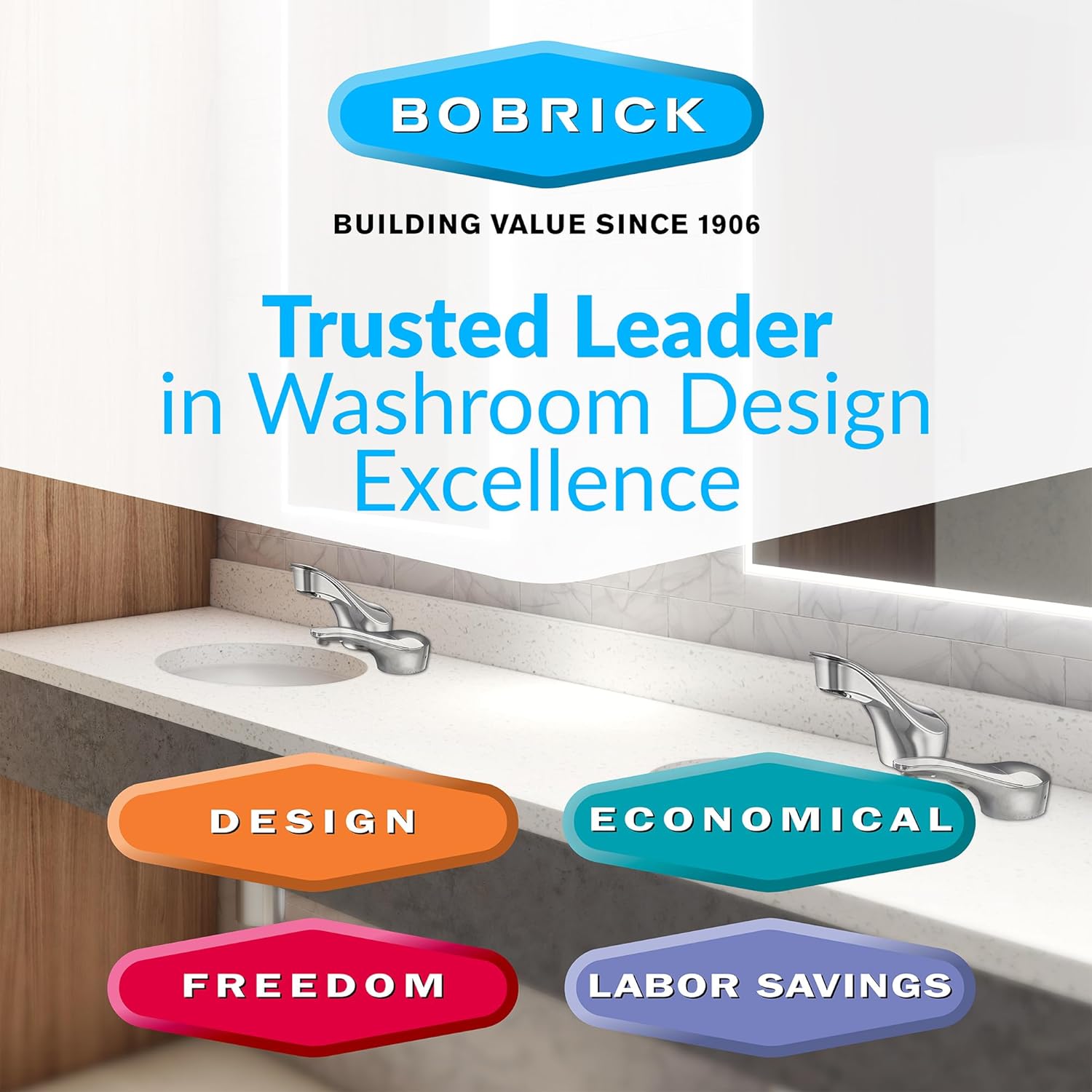Bobrick B-8281 Foam Soap Dispenser-C3070325