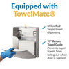 Bobrick B-4262 Commercial Paper Towel Dispenser, Surface-Mounted, Stainless Steel