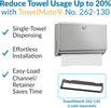 Bobrick B-26212 Commercial Paper Towel Dispenser, Surface-Mounted, Stainless Steel