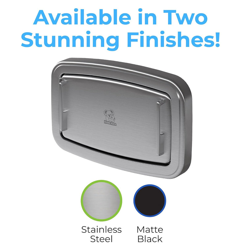 Koala Kare KB310-SSWM Horizontal Stainless Steel Surface-Mounted Baby Changing Station