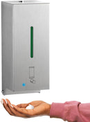 Bobrick B-2013 Commercial Foam Soap Dispenser, Surface-Mounted, Touch-Free, Stainless Steel - 27 Oz