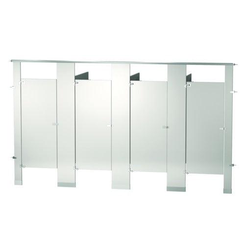 Bradley Toilet Partition (Metal) 4 Between Wall (144" W x 61-1/4" D) - BW43660