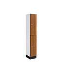 Alpine ALP701-O-1 2-Tier Single Column Locker, Oak