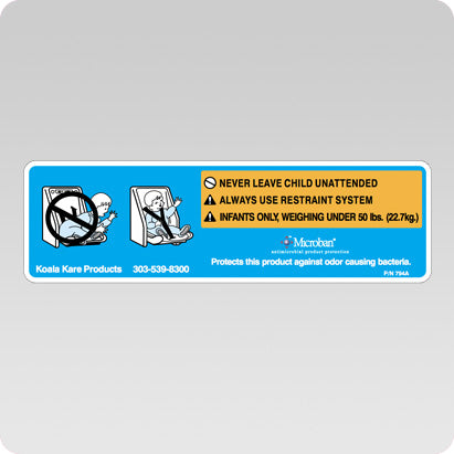 Koala Kare 794 LABEL,CPS BACK PICTOGRAM 794-A