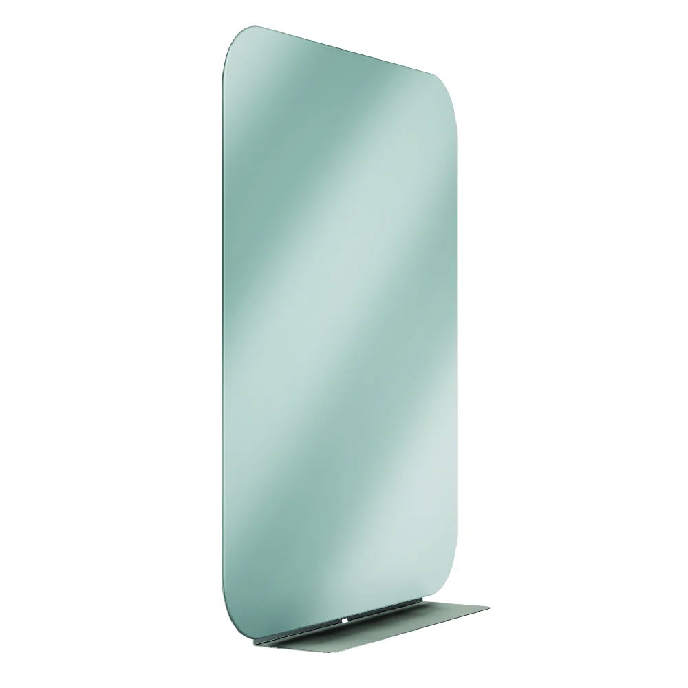 Bradley Elvari (30 x 36) Frameless Mirror w/Shelf - 7B1-3030360-BB, Brushed Black, 30" W x 36" H