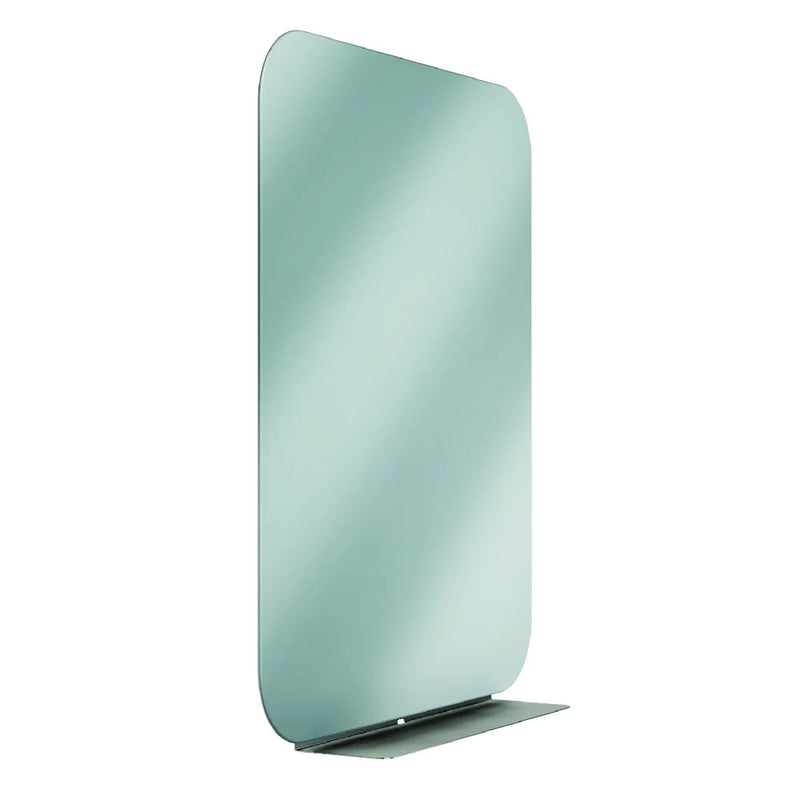 Bradley Elvari (30 x 36) Frameless Mirror w/Shelf - 7B1-3030360-BN, Brushed Nickel, 30"W x 36"H