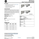 Bradley Elvari Series Shelf, Stainless Satin, 20 Gauge w/ Hooks, 5 X - 7B2-0052496
