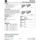 Bradley Elvari Series Shelf, Stainless Satin, 20 Gauge w/ Hooks, 5 X - 7B2-0051896