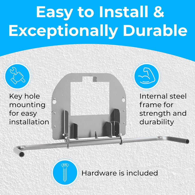 Koala Kare KB200-01 Horizontal Baby Changing Station, Wall-Mounted, Grey, Updated Part Number: KB300-01