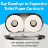 Bobrick B-2892 Commercial Toilet Paper Dispenser, Surface-Mounted, Stainless Steel w/ Satin Finish