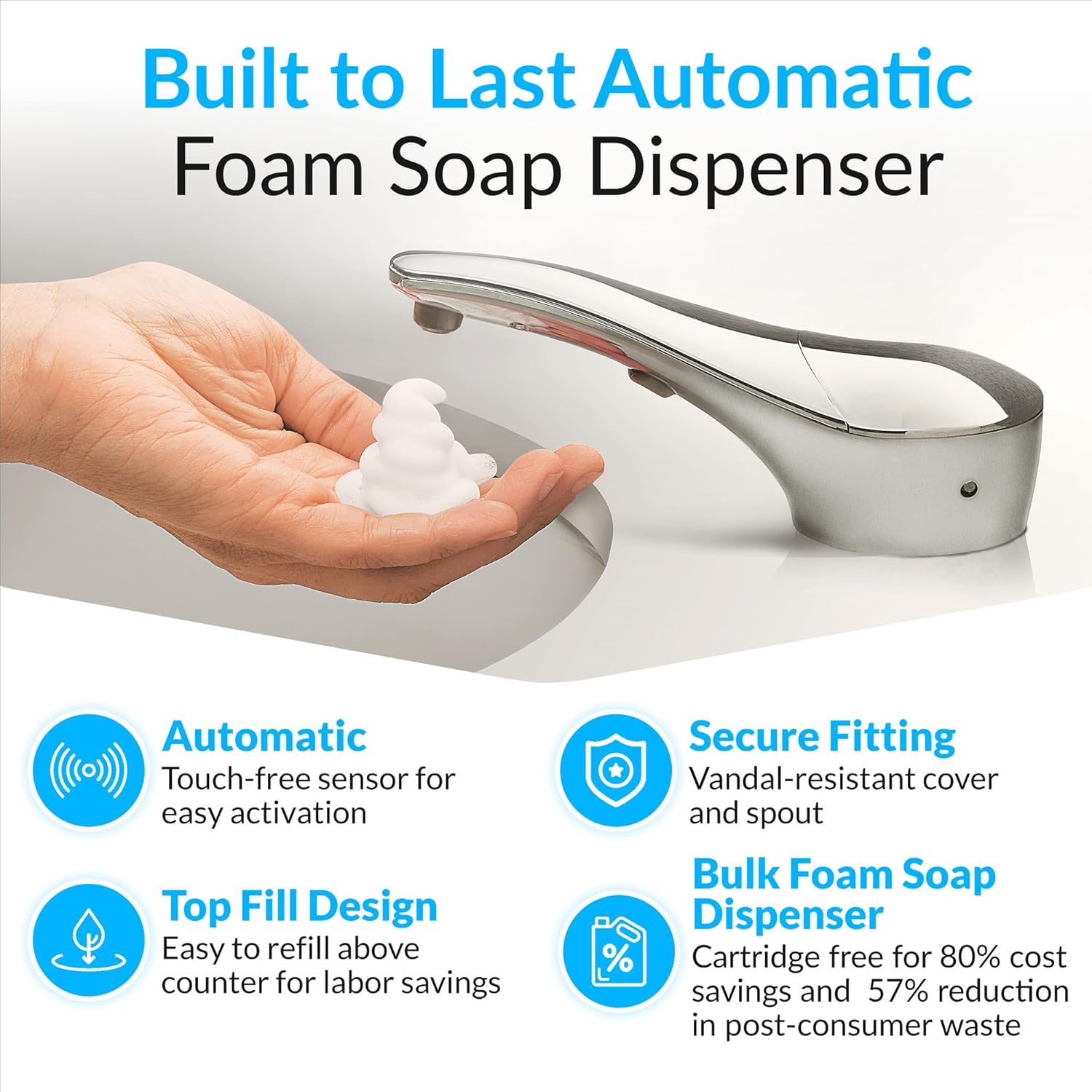 Bobrick B-8281 Foam Soap Dispenser-C3070325