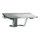 ASI 8207 Commercial Folding Seat, 18" W x 16" D, Stainless Steel