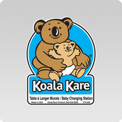 Koala Kare 839 LABEL, LOGO DOOR PLAQUE, FRENCH