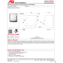 ASI 8522 Commercial Paper Towel Dispenser, Surface-Mounted, Stainless Steel