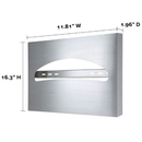 Alpine Toilet Seat Cover Dispenser, Stainless Steel Brushed - ALP483