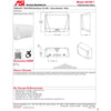 ASI 0199-1-00 TURBO ADA - Automatic High-Speed Hand Dryer (115-120V) White, Surface Mounted