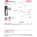 ASI 0397-1AC EZ Fill - Water Faucet - (AC Plug In) - Polished Finish