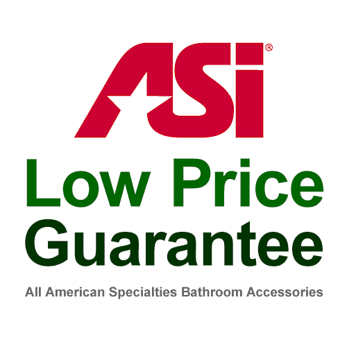 ASI 7355-24-41 Towel Bar - Round - Matte Black Stainless Steel - 24"L - Surface Mounted