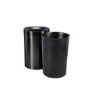 Alpine ALP475-50L-BLK 50 Gallon Trash Can with Liner, Matte Black