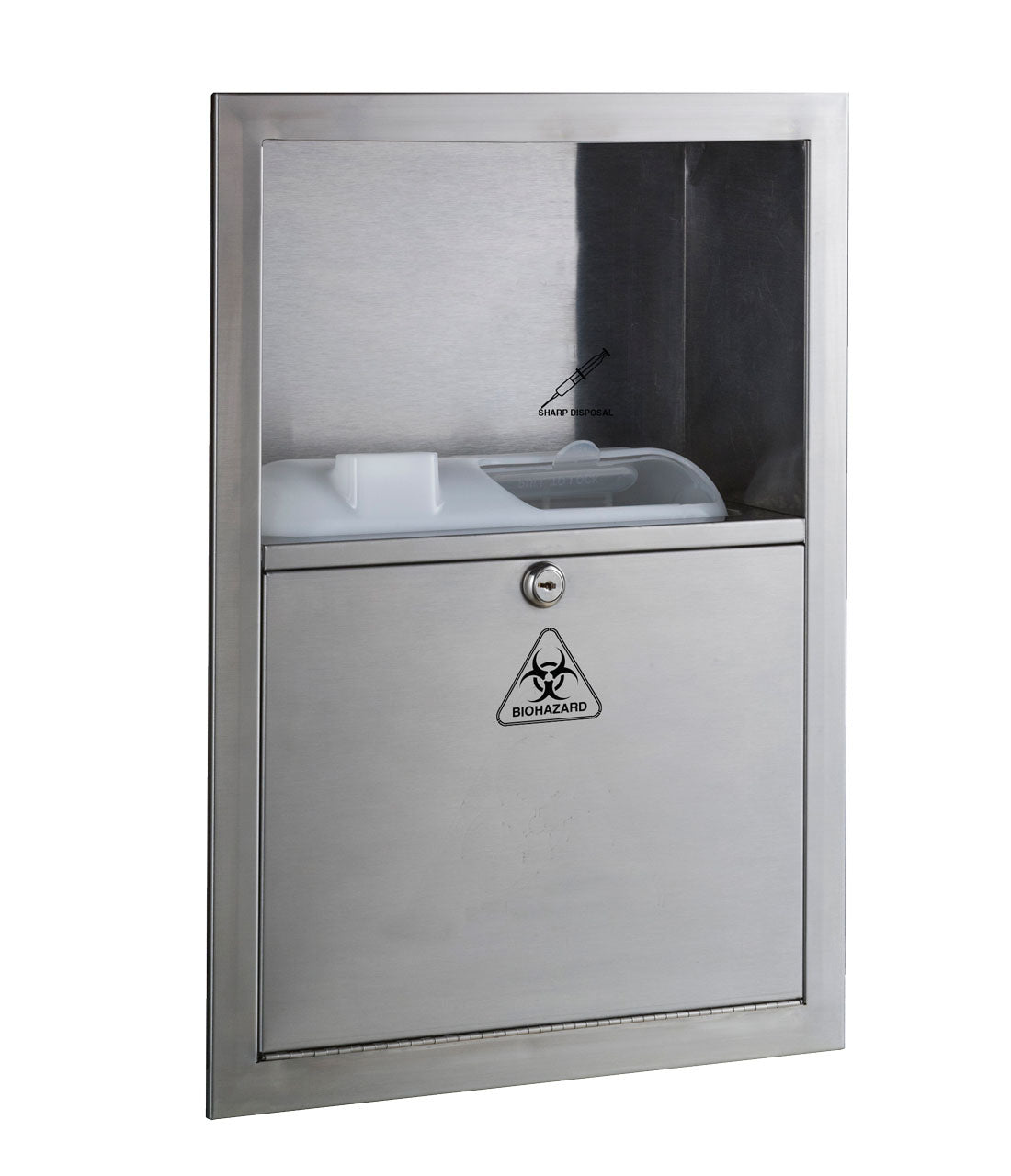 Bobrick B-35016 Sharp Disposal - Recessed
