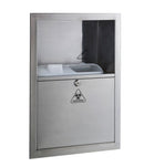Bobrick B-35016 Sharp Disposal - Recessed