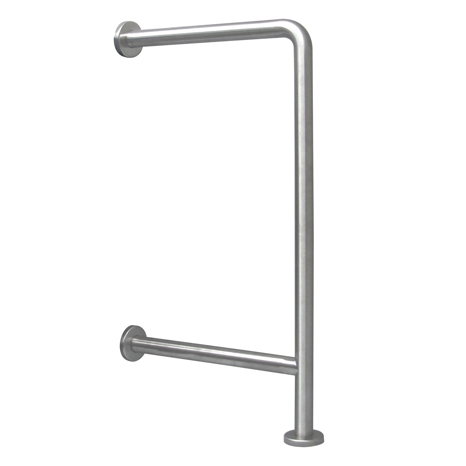 Bobrick 819298 Drinking Fountain Grab Bar, Stainless Steel - 1-1/2