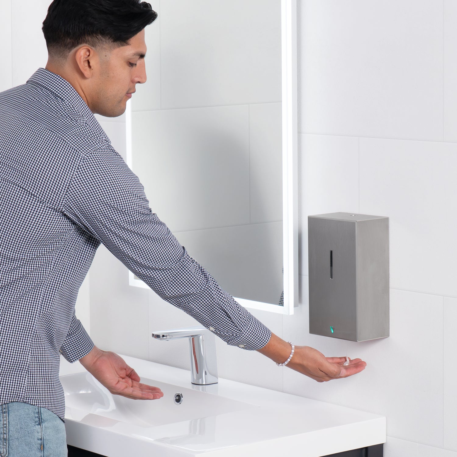 Bobrick B-2012 Commercial Automatic Soap Dispenser, Wall-Mounted