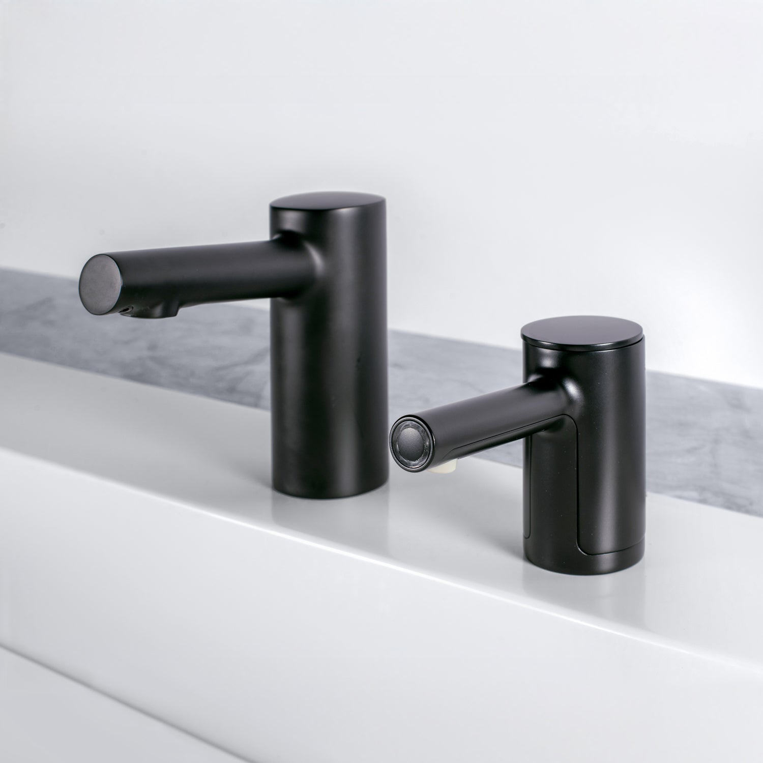 Bobrick B-902 Fino Top-Fill Foam Soap Dispenser - Matte Black (Cylindrical Style)