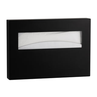 Bobrick 9221.MBLK Fino Surface-Mounted Seat Cover Dispenser, Matte Black