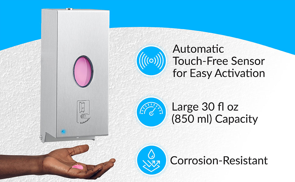 Bobrick B2012 Commercial Automatic Soap Dispenser, WallMounted