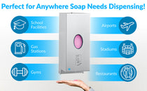 Bobrick B-2012 Commercial Automatic Soap Dispenser, Wall-Mounted