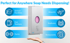 Bobrick B-2012 Commercial Automatic Soap Dispenser, Wall-Mounted