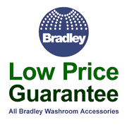 Bradley (S53-3500) RT3-BS Touchless Counter Mounted Sensor Faucet, .35 GPM, Brushed Stainless, Linea Series
