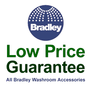 Bradley 5912-11 Commercial Toilet Paper/Seat Cover Dispenser, Surface-Mounted, Stainless Steel