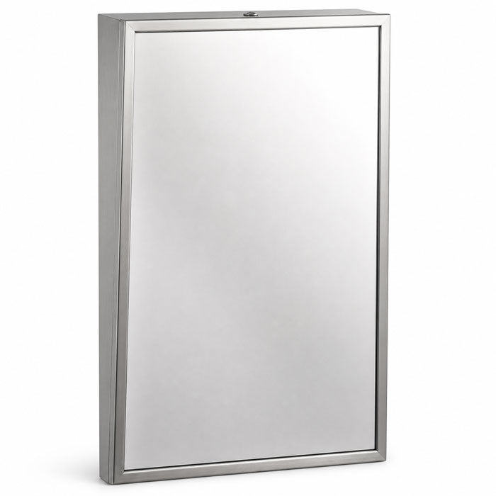 Bobrick B-293-1830 (18 x 30) Fixed-Position Tilt Mirror, 18