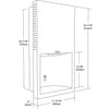 Bobrick B-3725 115v ADA Recessed Hand Dryer 115v