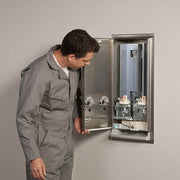 Bobrick B-4706C Commercial Restroom Sanitary Napkin/ Tampon Dispenser, Free-Operated, Recessed-Mounted, Stainless Steel