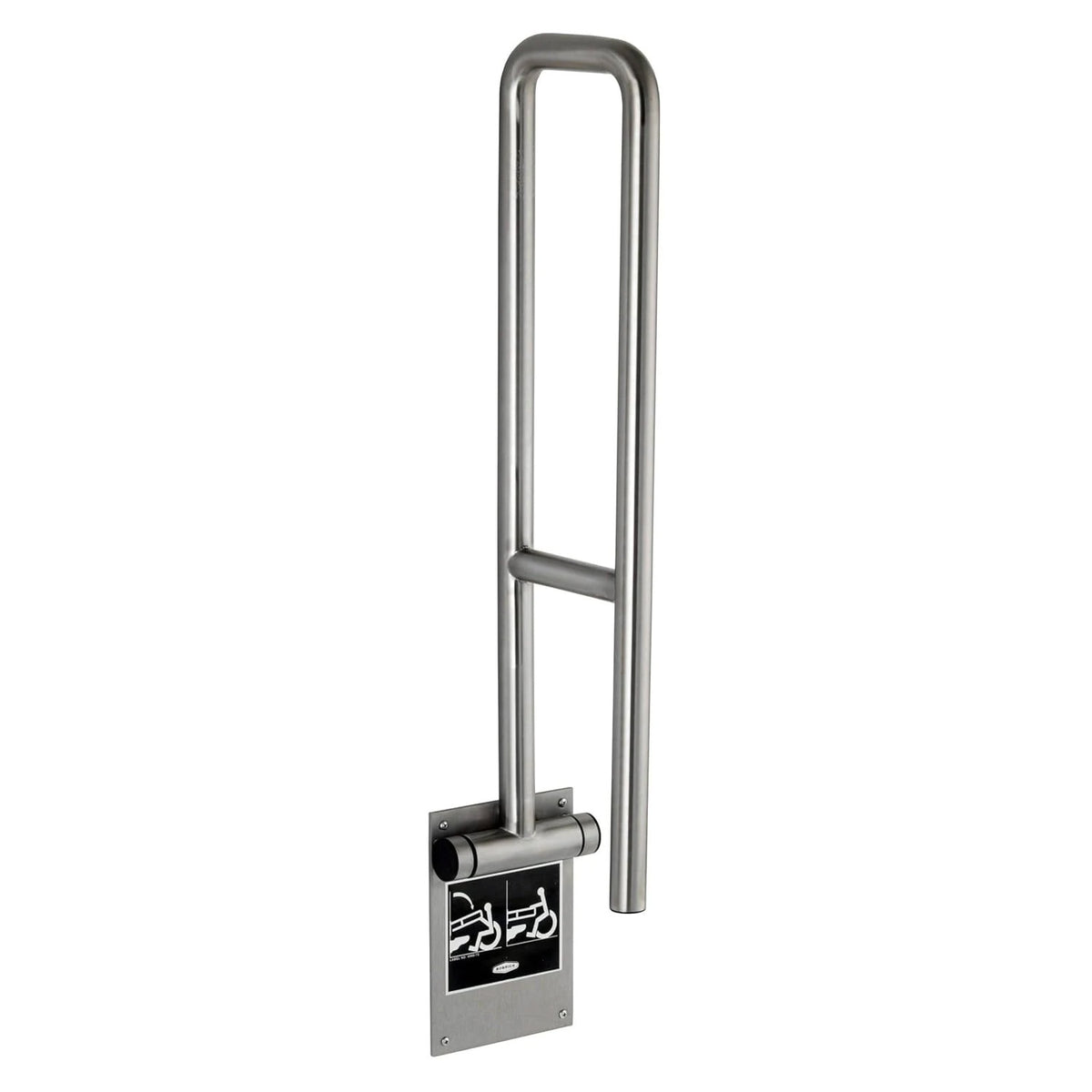 Bobrick B-4998 Commercial Grab Bar, 1-1/4" Diameter x 29" Length, Exposed Mounting, Stainless Steel