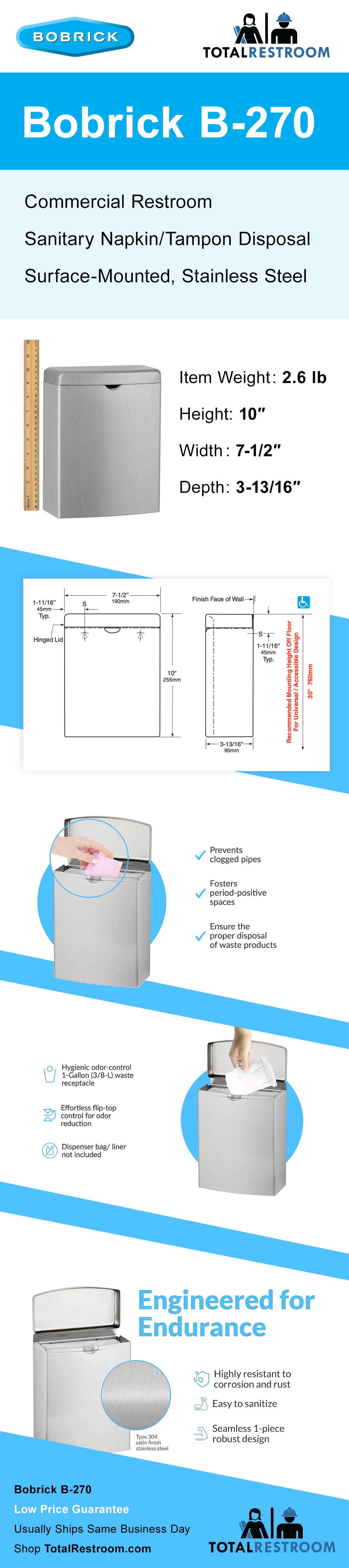 Bobrick Washroom Accessories Catalog