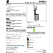 Bradley Elvari Series Towel/Waste Combination Unit - Surface Mounted, 10 GAL - 2B5-113400